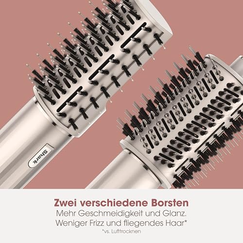Shark FlexStyle HD446SLEU – 5-in-1 Luftstyler & Haartrockner mit Lockenaufsatz, Bürsten, Diffusor & Koffer – Keine Hitzeschäden – Champagner
