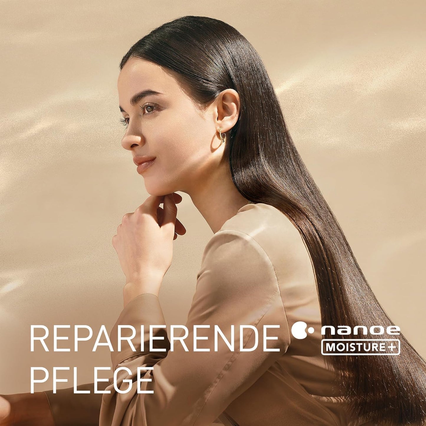 Panasonic EH-NA0J nanoe™ MOISTURE+ Haartrockner – 1600 W, mit Diffusor, Kalt-/Heißmodus, Haut- & Haarpflege, If Design Award, Schwarz